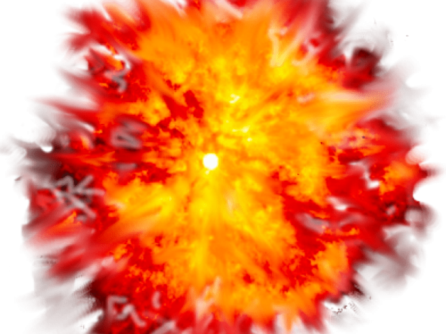 Explosion Clipart Fire - Youtube Green Hair Gaming - Png Download (640x480), Png Download