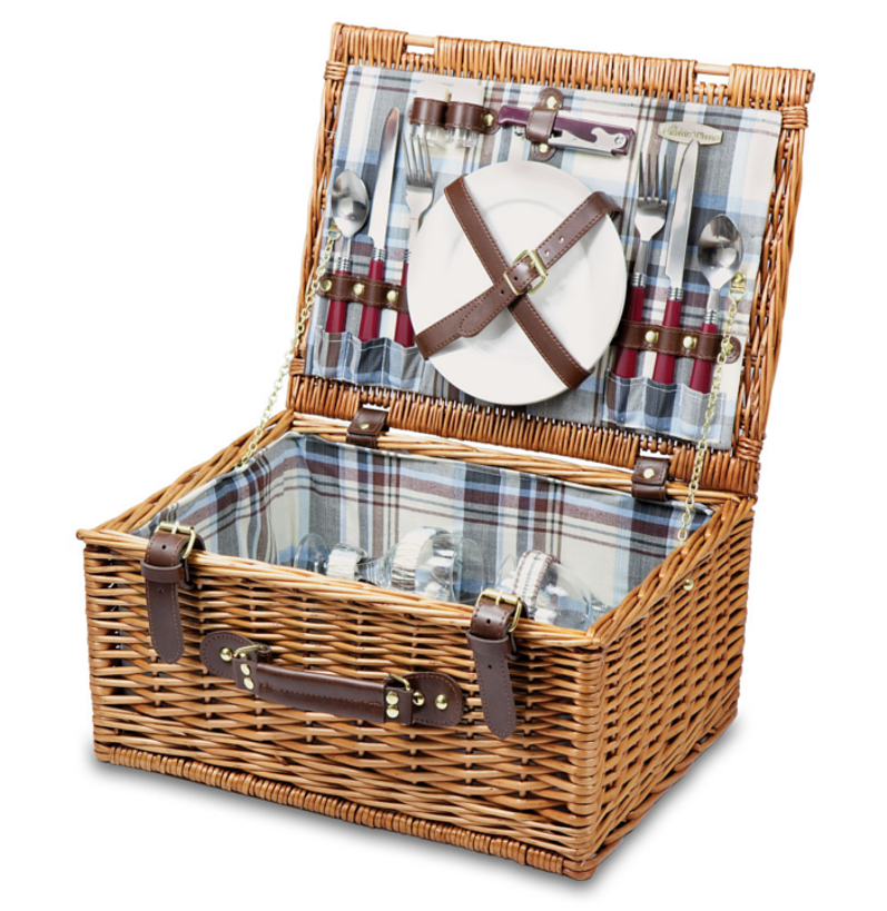 Bristol Picnic Basket - Picnic Basket Clipart (1000x1000), Png Download