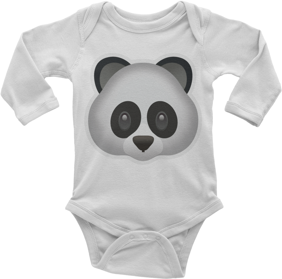 Emoji Baby Long Sleeve One Piece - Nanny Loves Me Baby Grows Clipart (1000x1000), Png Download
