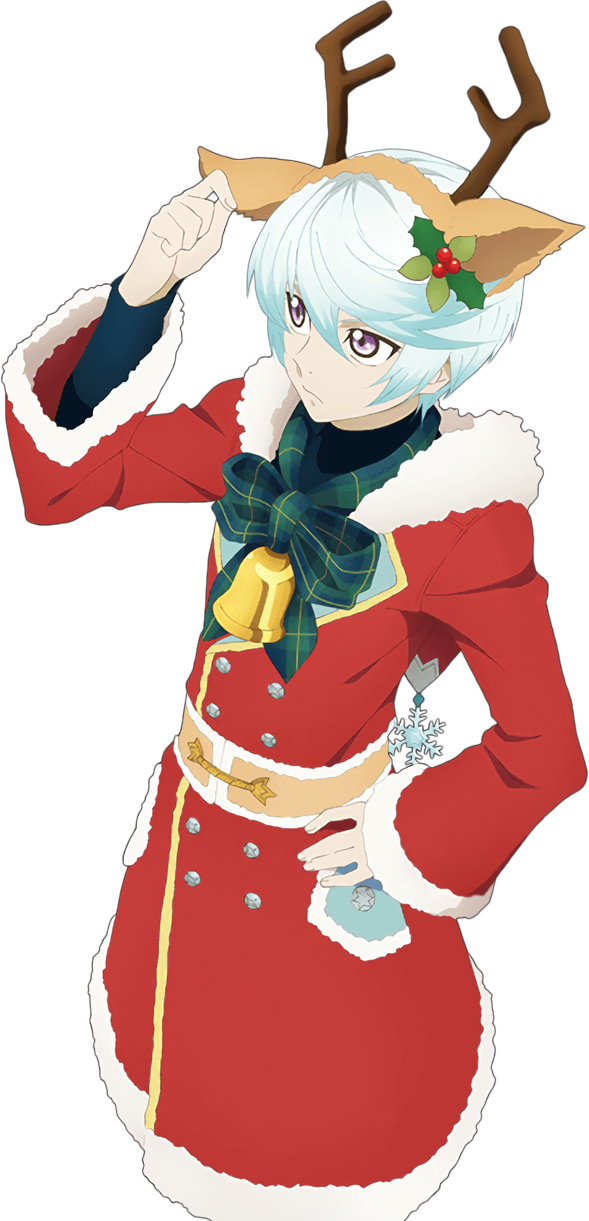 Christmas Tree Outline On Black Cliparts - Tales Of The Heroes Twin Brave - Png Download (589x1221), Png Download