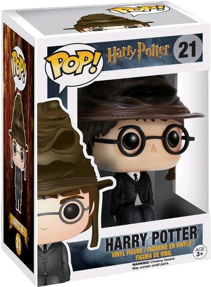 Harry Potter Sorting Hat Us Exclusive Pop Vinyl Figure - Harry Potter Sorting Hat Pop Clipart (600x600), Png Download