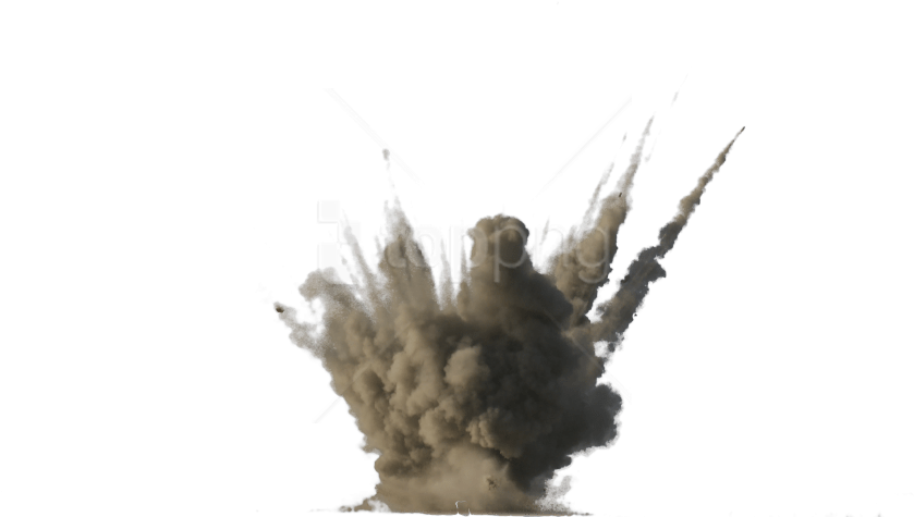 Free Png Dirt Explosion Png Png - Explosion War Png Clipart (850x479), Png Download