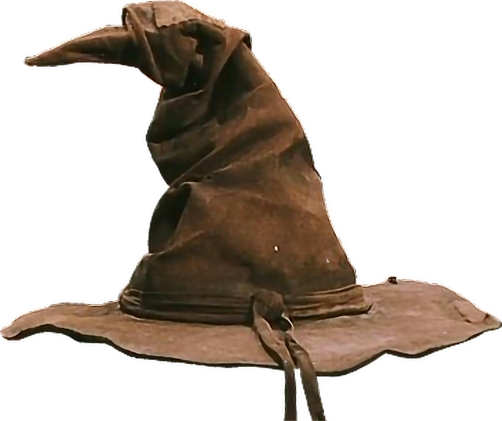 Sortinghat Sticker - Harry Potter Hat Png Clipart (1024x859), Png Download