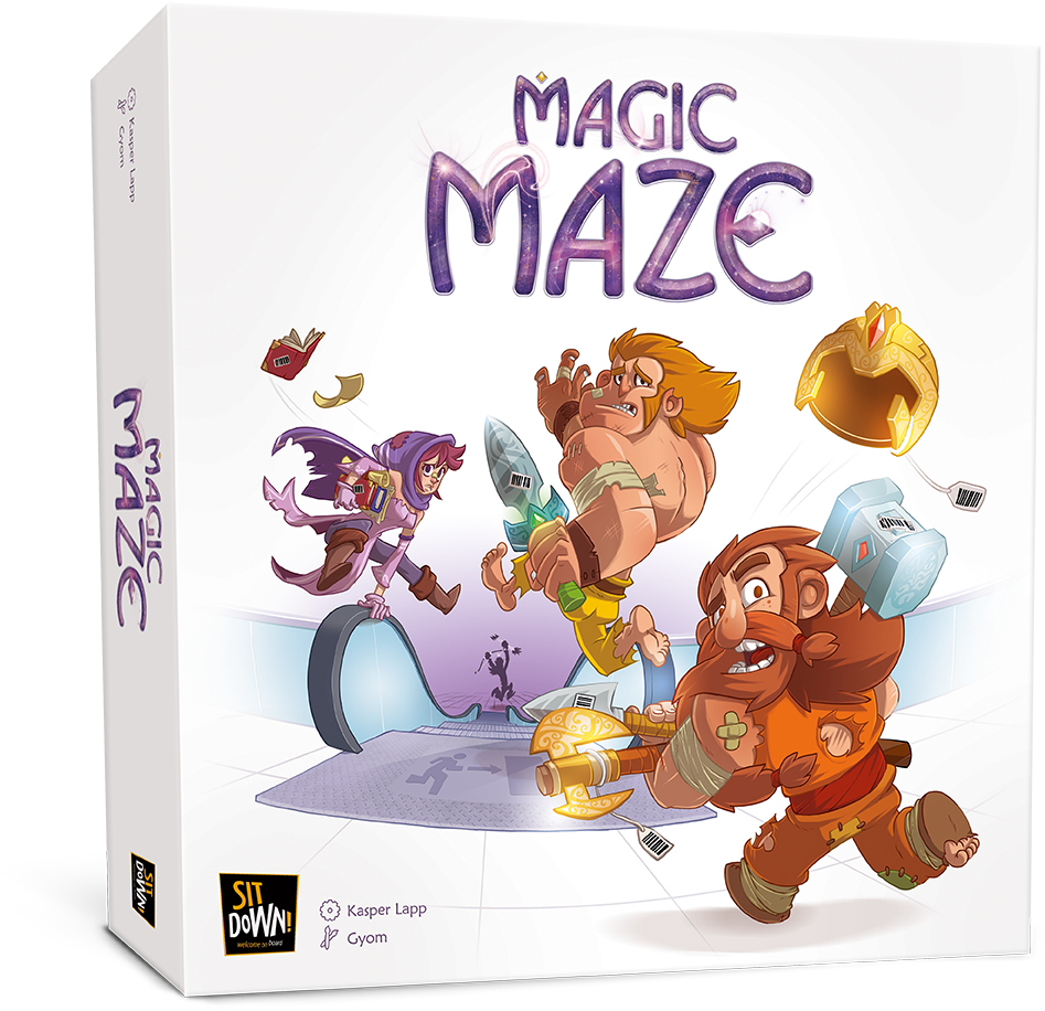 Mm Box Simu 3d Rgb Right Ld Shadow - Magic Maze Board Game Clipart (1191x1191), Png Download