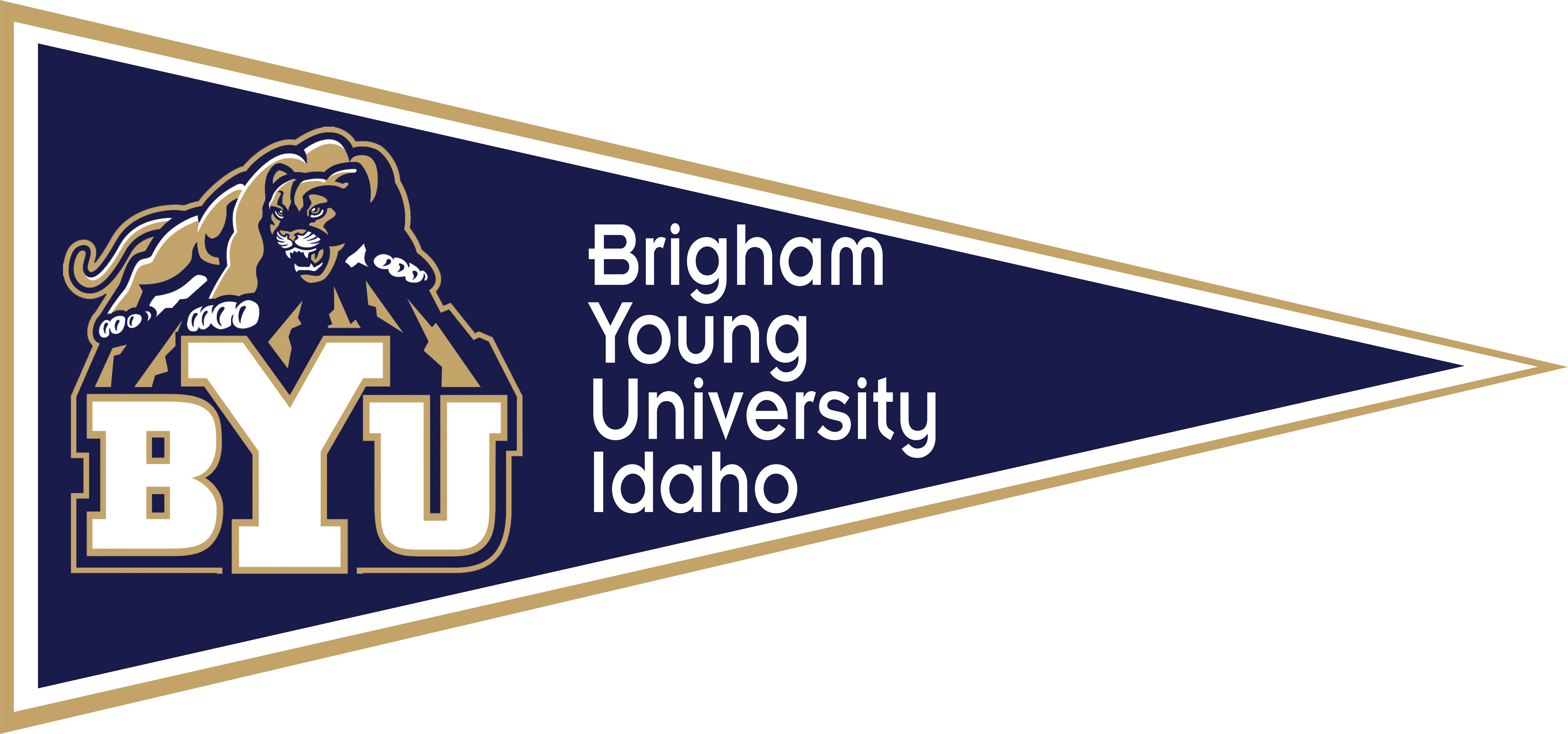 Brigham Young University Idaho Pennant Clipart (10000x4682), Png Download
