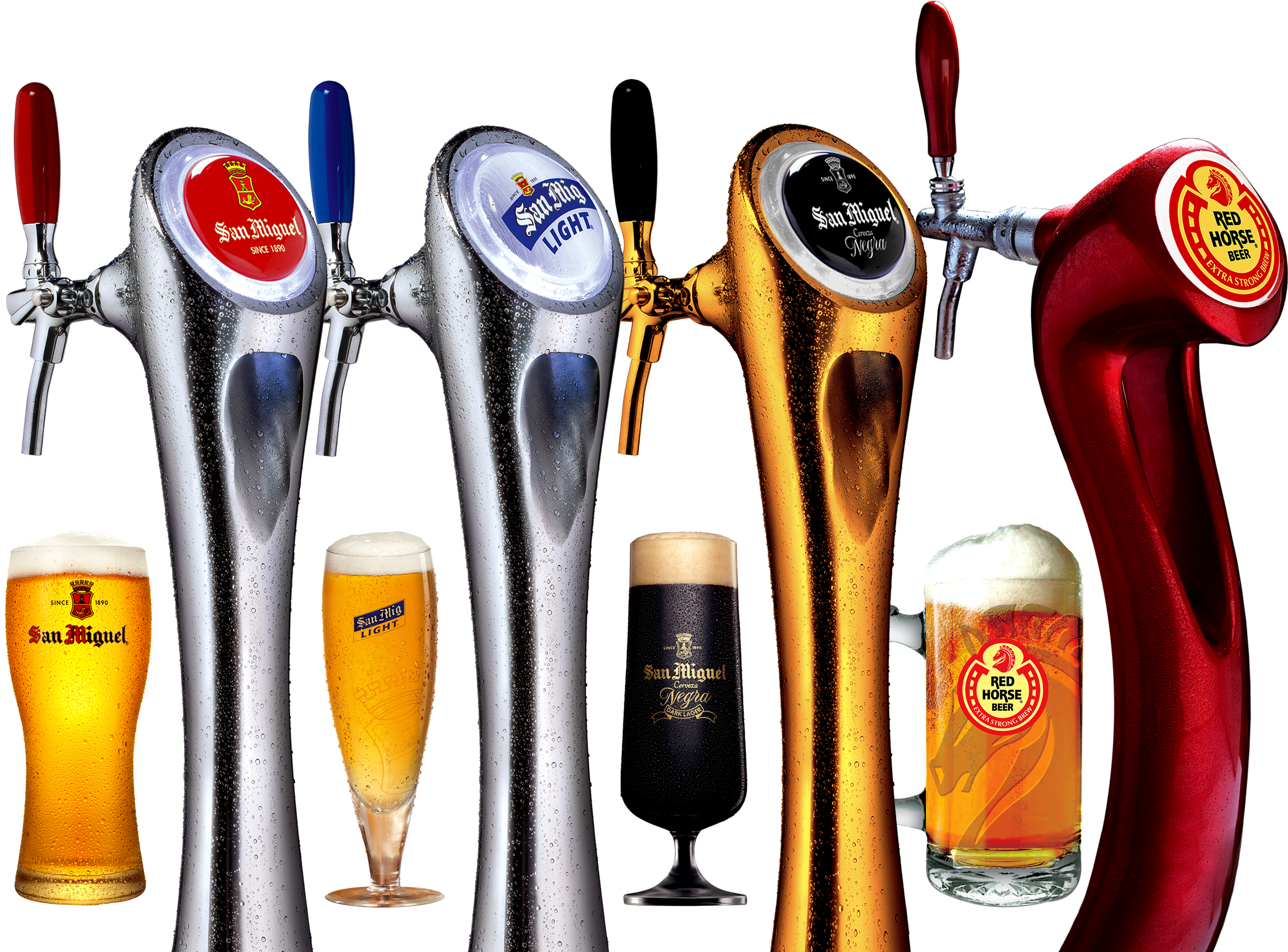 San Miguel Draught Beer Portfolio - Guinness Clipart (2618x1927), Png Download