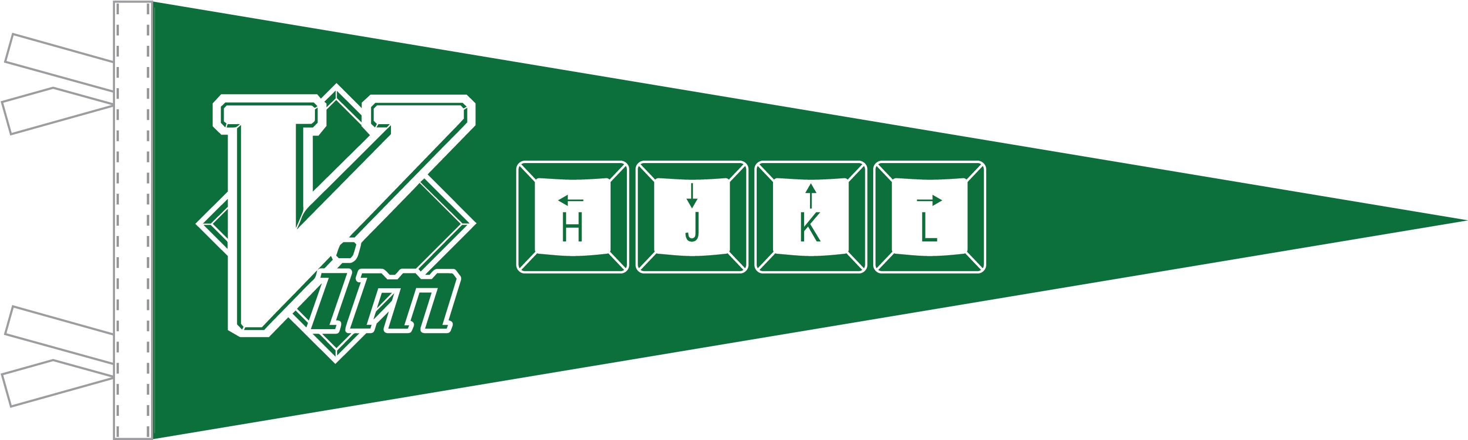 Vim Pennant - Sign Clipart (3300x2550), Png Download