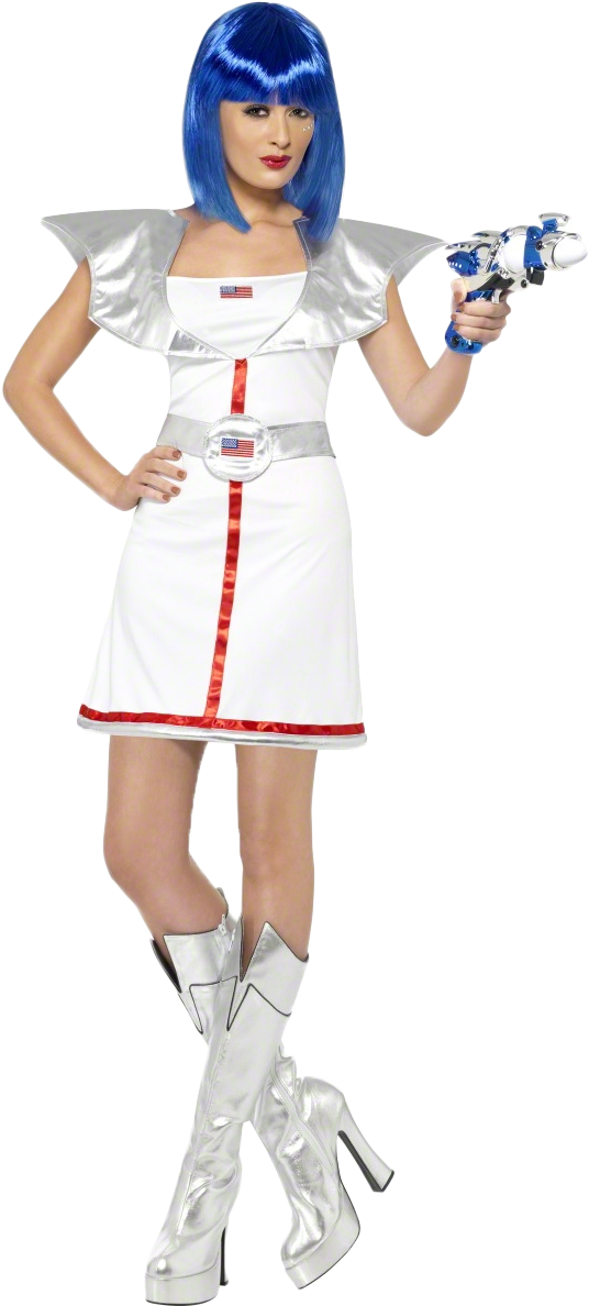 Spacegirl Fancy Dress Space Suit Costume, Space Costumes, - Fancy Dress Futuristic Ideas Clipart (900x1200), Png Download