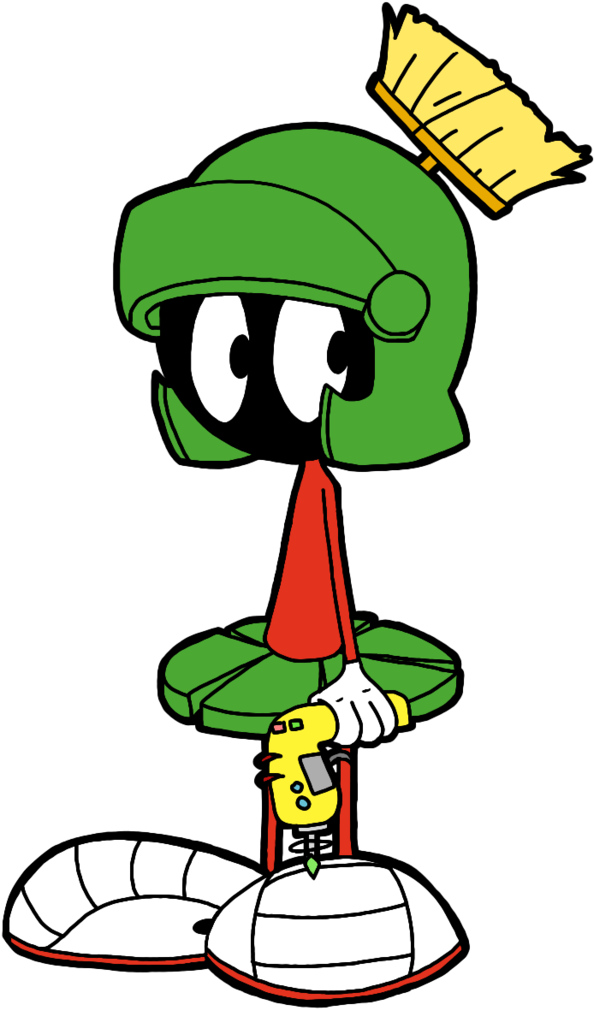Marvin The Martian Png - Marvin The Martian Clipart (736x1084), Png Download