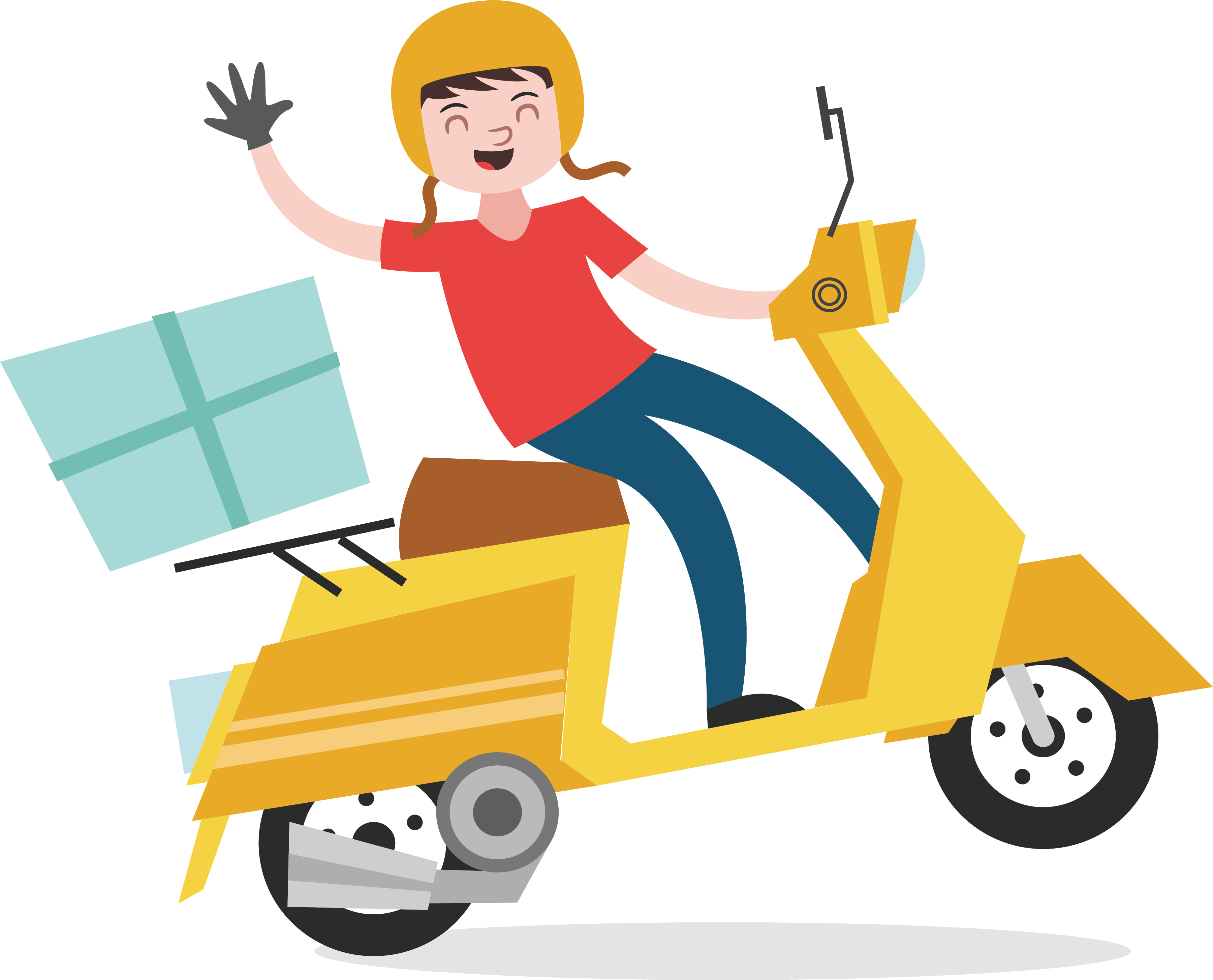 Delivery Png Pic - Delivery Png Clipart (3600x2908), Png Download