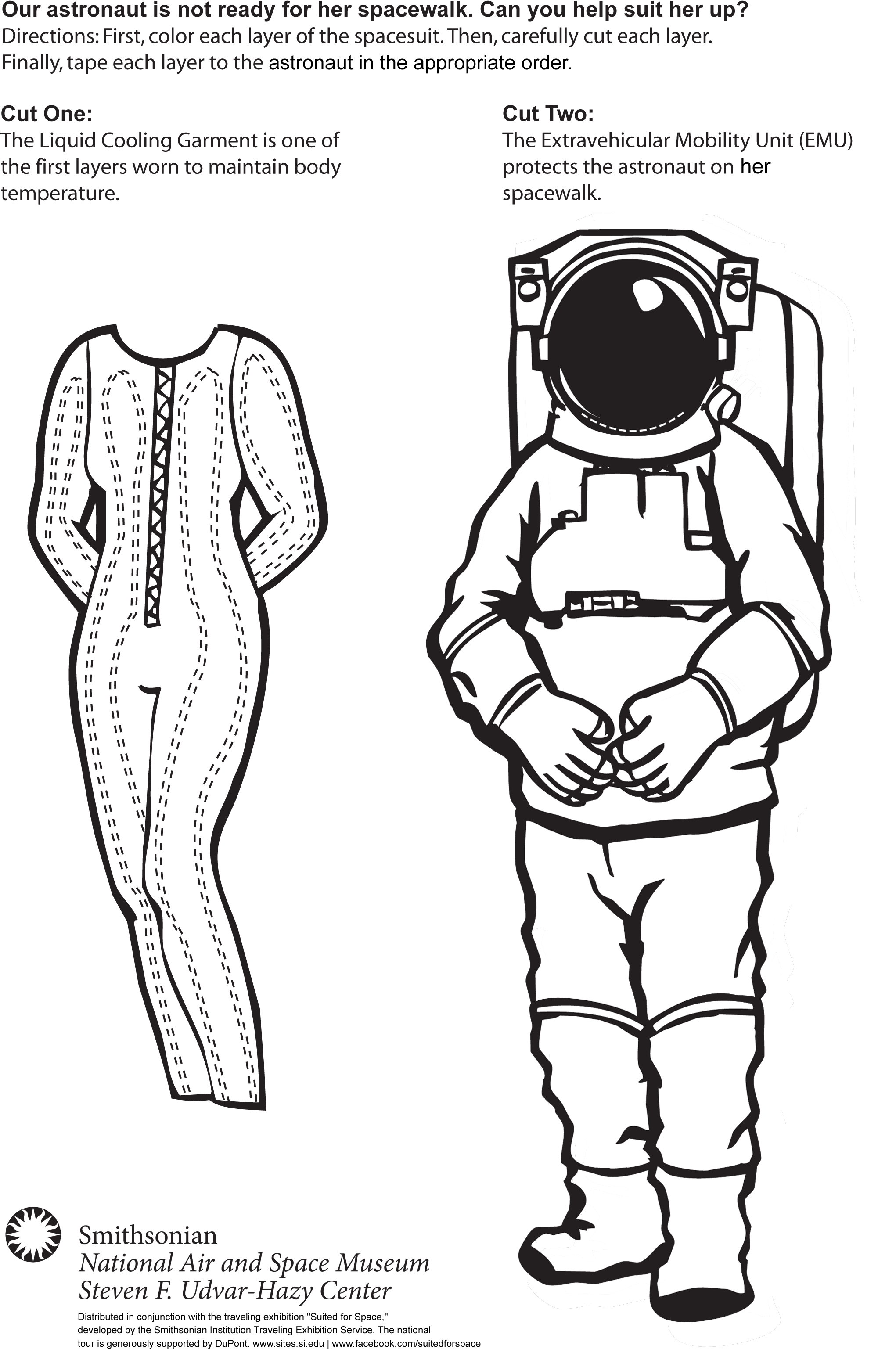 Have Spacesuit, Will Travel - Line Art Clipart (2091x3110), Png Download