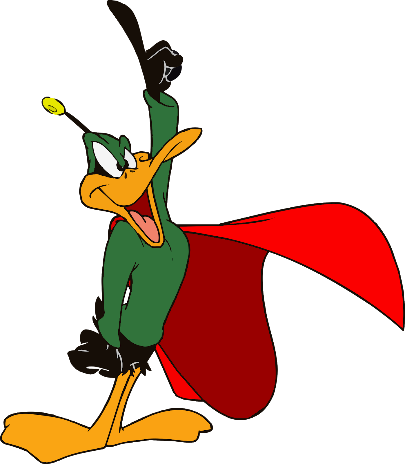 Marvin The Martian Cartoon Character, Marvin The Martian - Daffy Duck Super Hero Clipart (1397x1600), Png Download