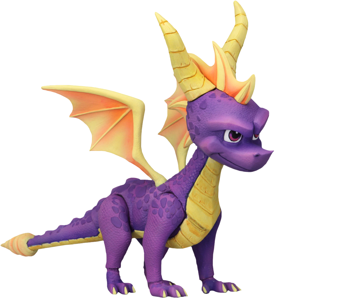Spyro The Dragon - Neca Spyro Clipart (1300x1040), Png Download