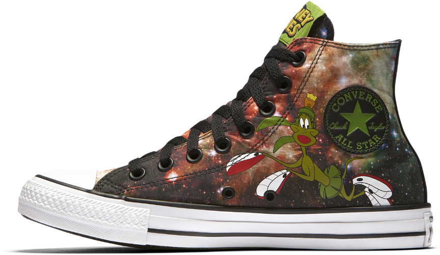 Converse Chuck Taylor All Star Marvin The Martian High - Converse Clipart (1000x1000), Png Download