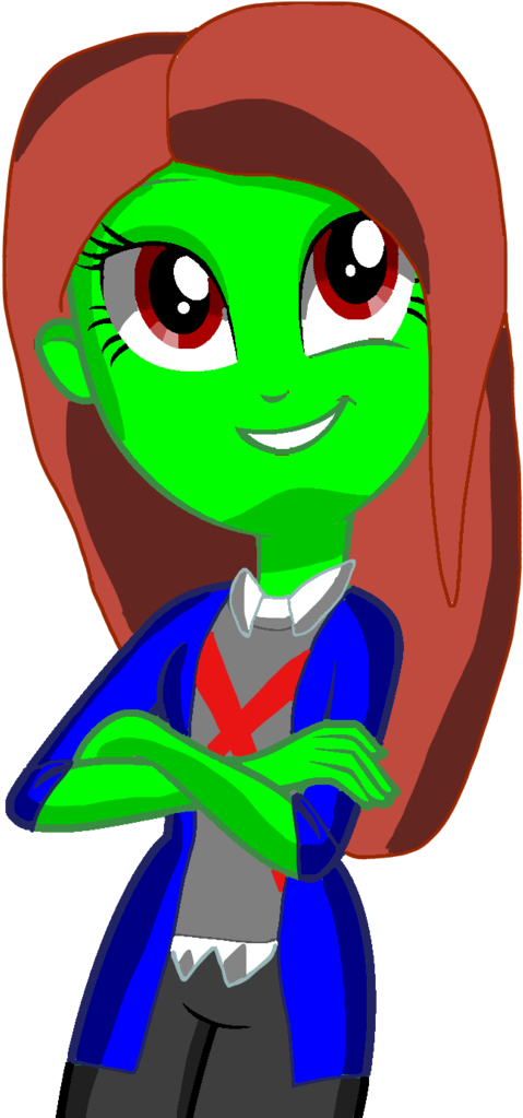 Fictional Character Clipart Miss Martian Png - Girl Martian Clip Art Transparent Png (479x1023), Png Download