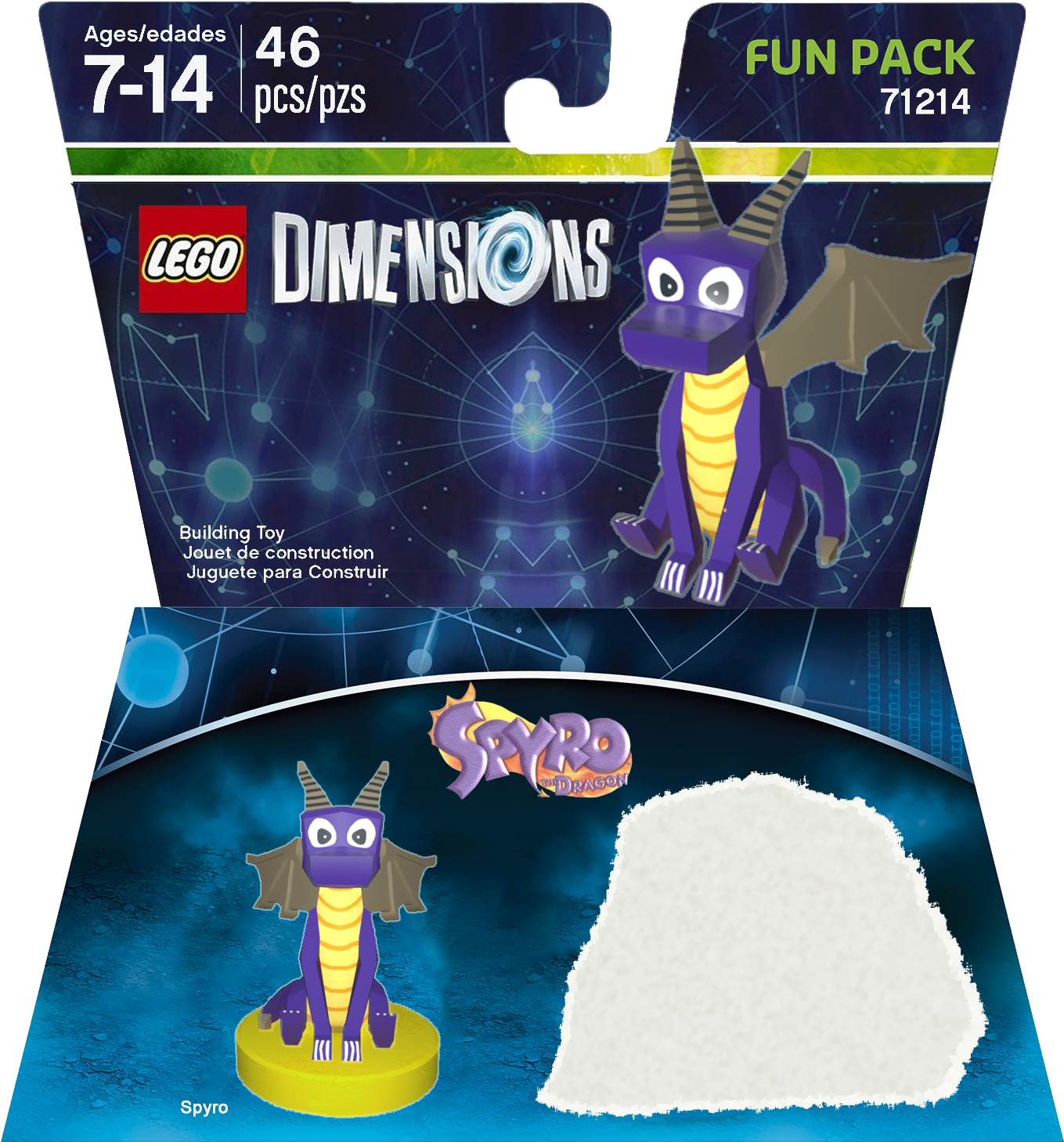 Spyro Lego Dimensions - Lego Dimensions Dc Comics Clipart (1500x1500), Png Download