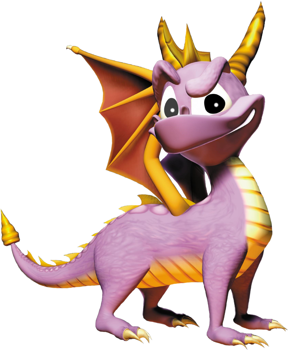 Spyro The Dragon, Crash Bandicoot - Spyro Clipart (1024x1227), Png Download