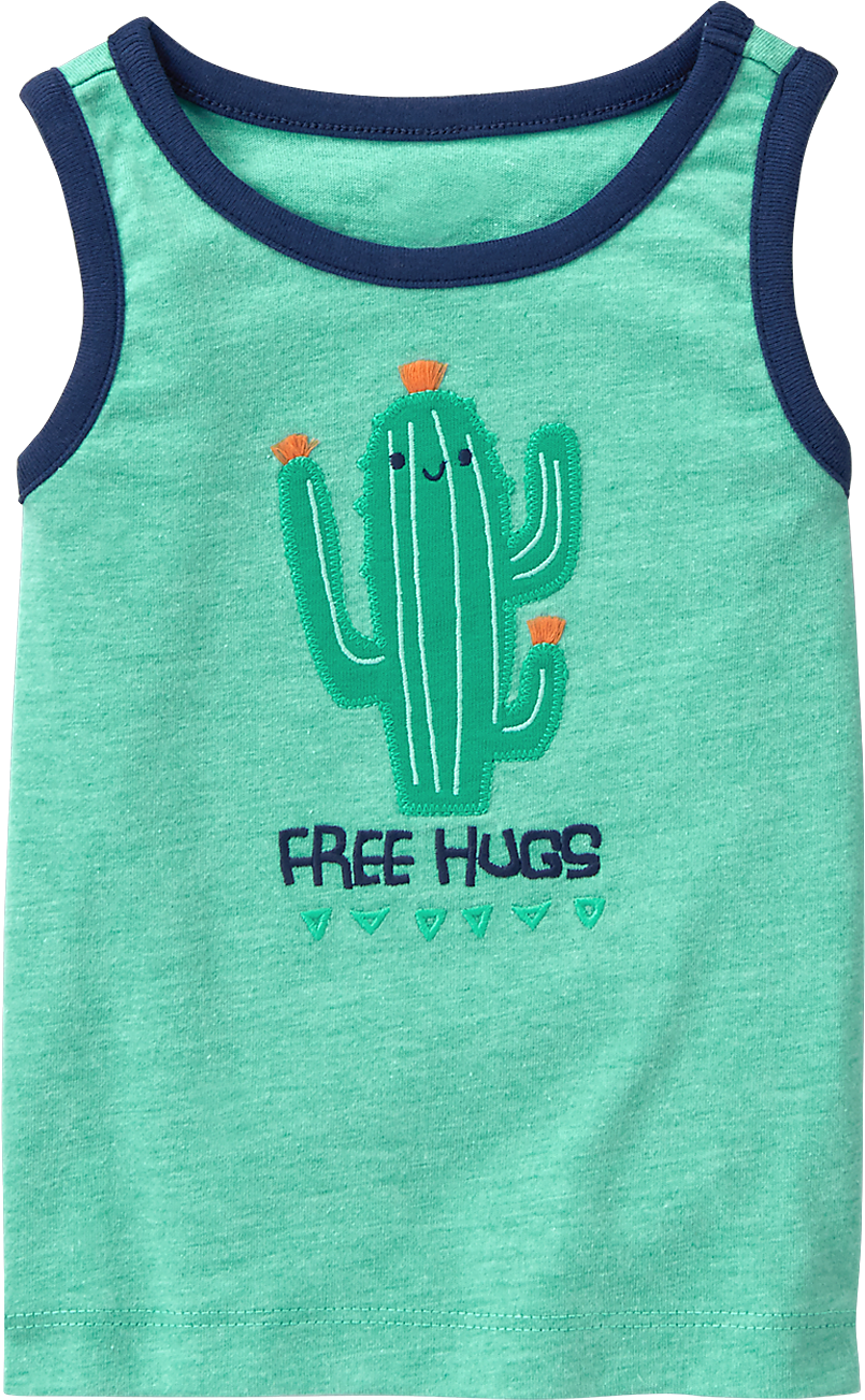 Cactus Tank - Active Tank Clipart (1400x1780), Png Download