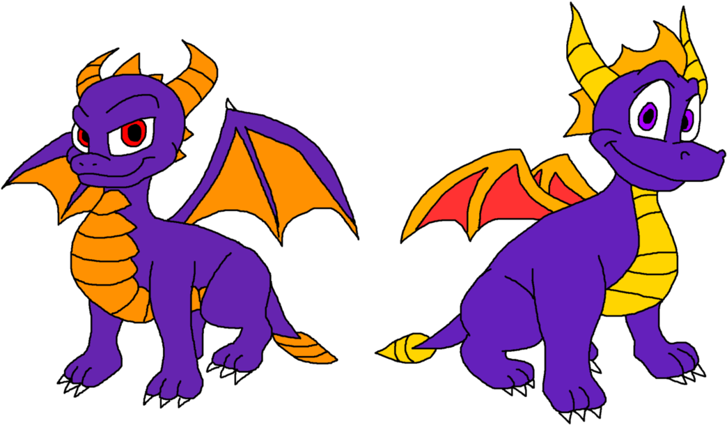 Mythical Clipart Dragon Tail - Skylanders Classic Spyro - Png Download (1095x729), Png Download