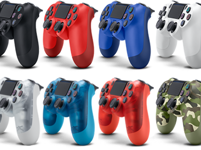 Drawn Controller Psp Controller - Dualshock 4 Crystal Controller Clipart (640x480), Png Download