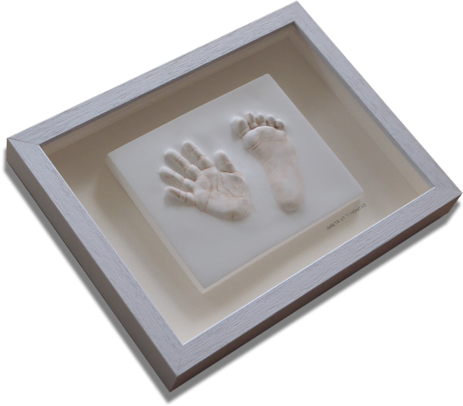 Baby Hand And Foot Prints - Picture Frame Clipart (800x600), Png Download