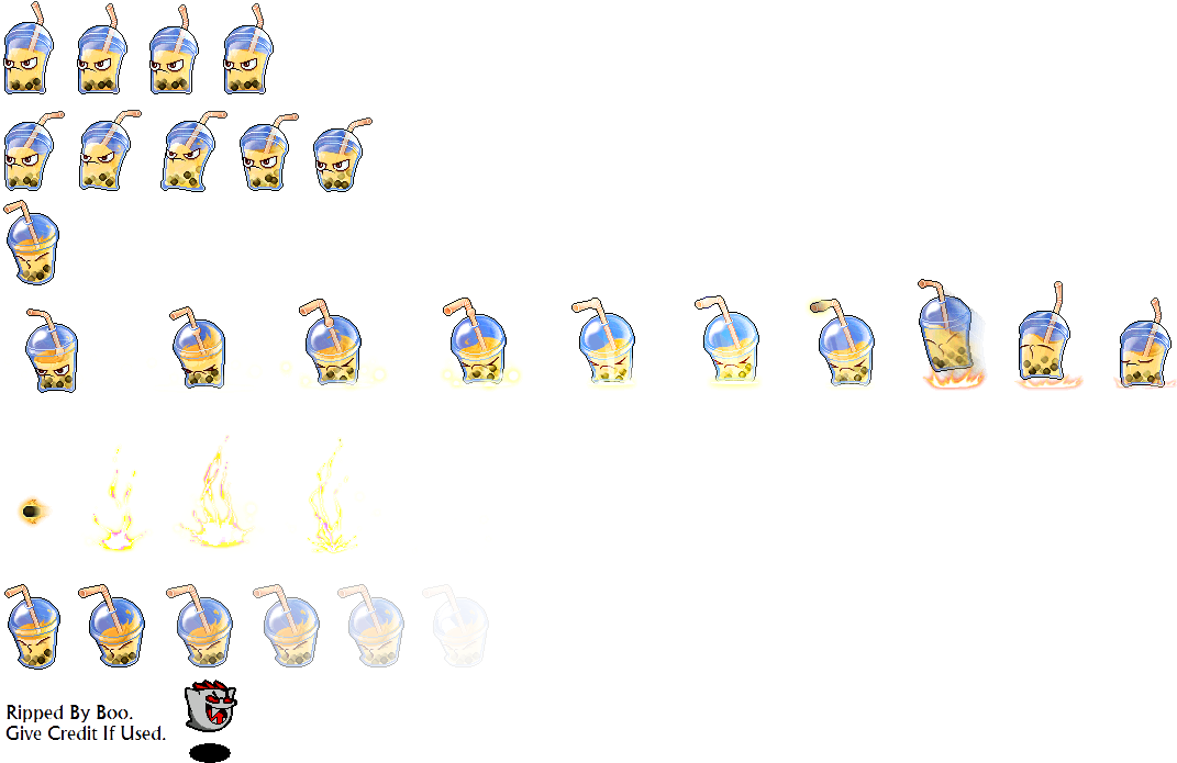 Click For Full Sized Image Yellow Bubble Tea - Maplestory Bubble Tea Monster Clipart (1071x695), Png Download