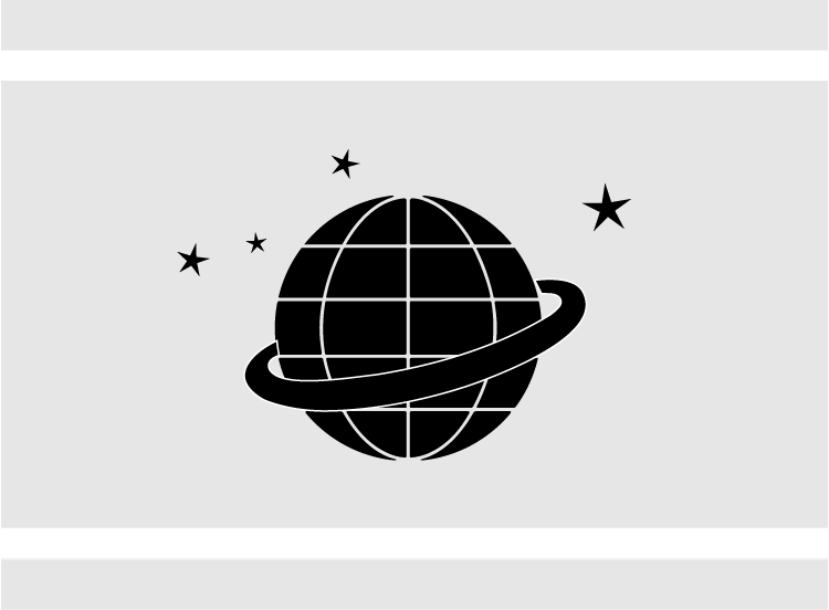 Scientology Beliefs About “creation Of The Universe” - Globe Icon Grey Transparent Png Clipart (750x552), Png Download