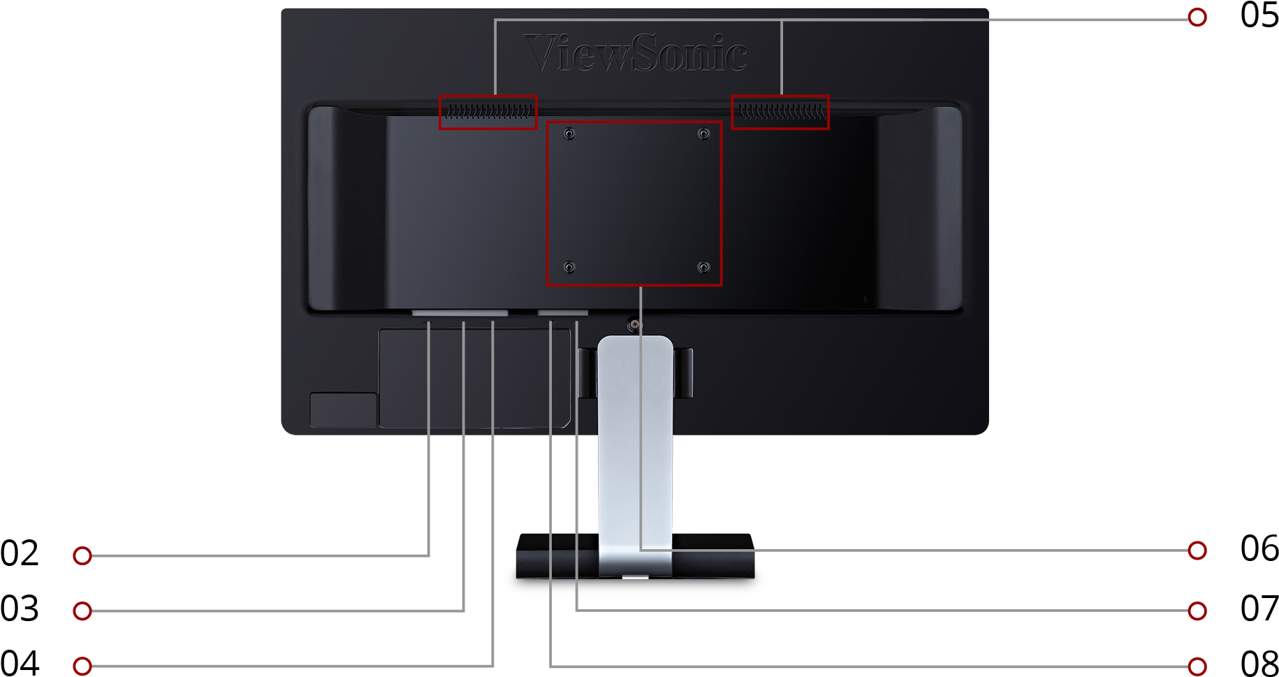 Viewsonic Vx2478-smhd 24 Inch 1440p Frameless Ips Widescreen - Viewsonic Vx2478 Clipart (1875x1014), Png Download