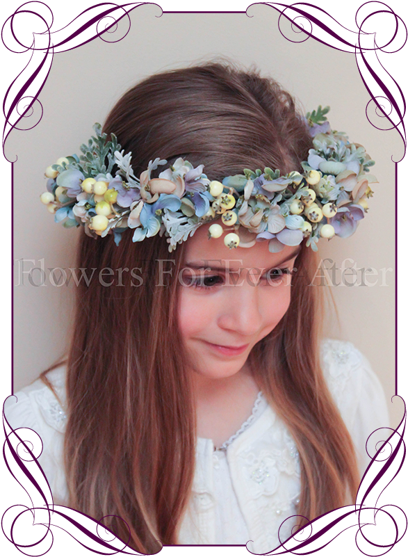 Dusty Pastel Floral Halo Flowers For Ever After Artificial - Cake With Red Roses Clipart (608x822), Png Download