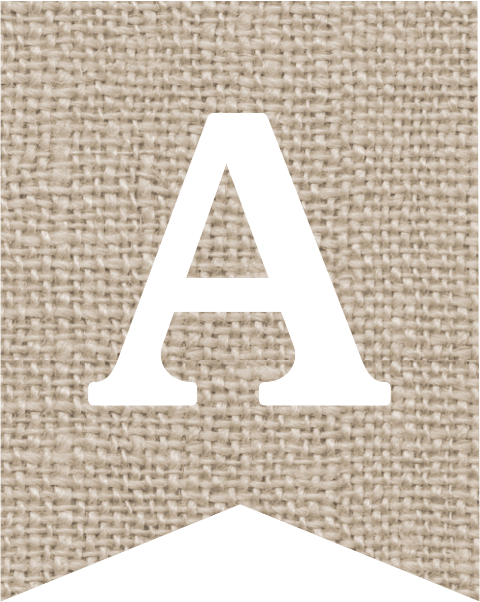 Free Printable Burlap Thanksgiving Banners - Free Printable Burlap Banner Clipart (1000x1250), Png Download