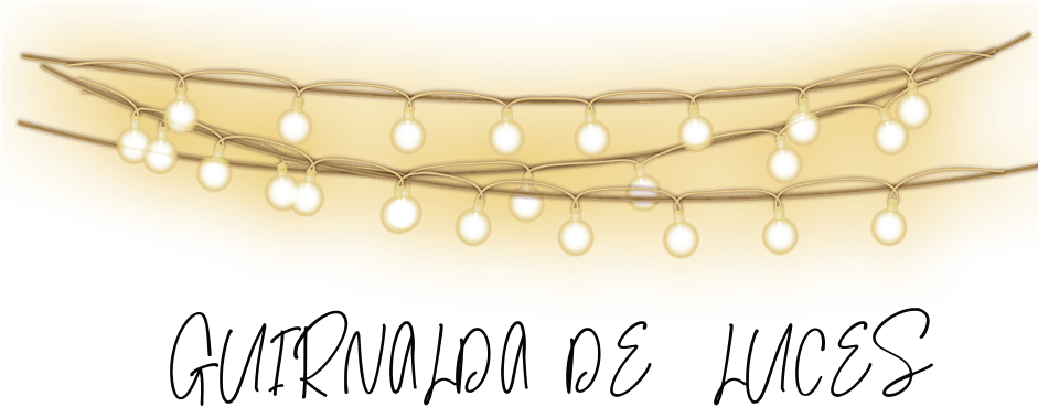 Guirlanda De Luces Guirlanda - Guirnaldas De Luces Png Clipart (940x417), Png Download