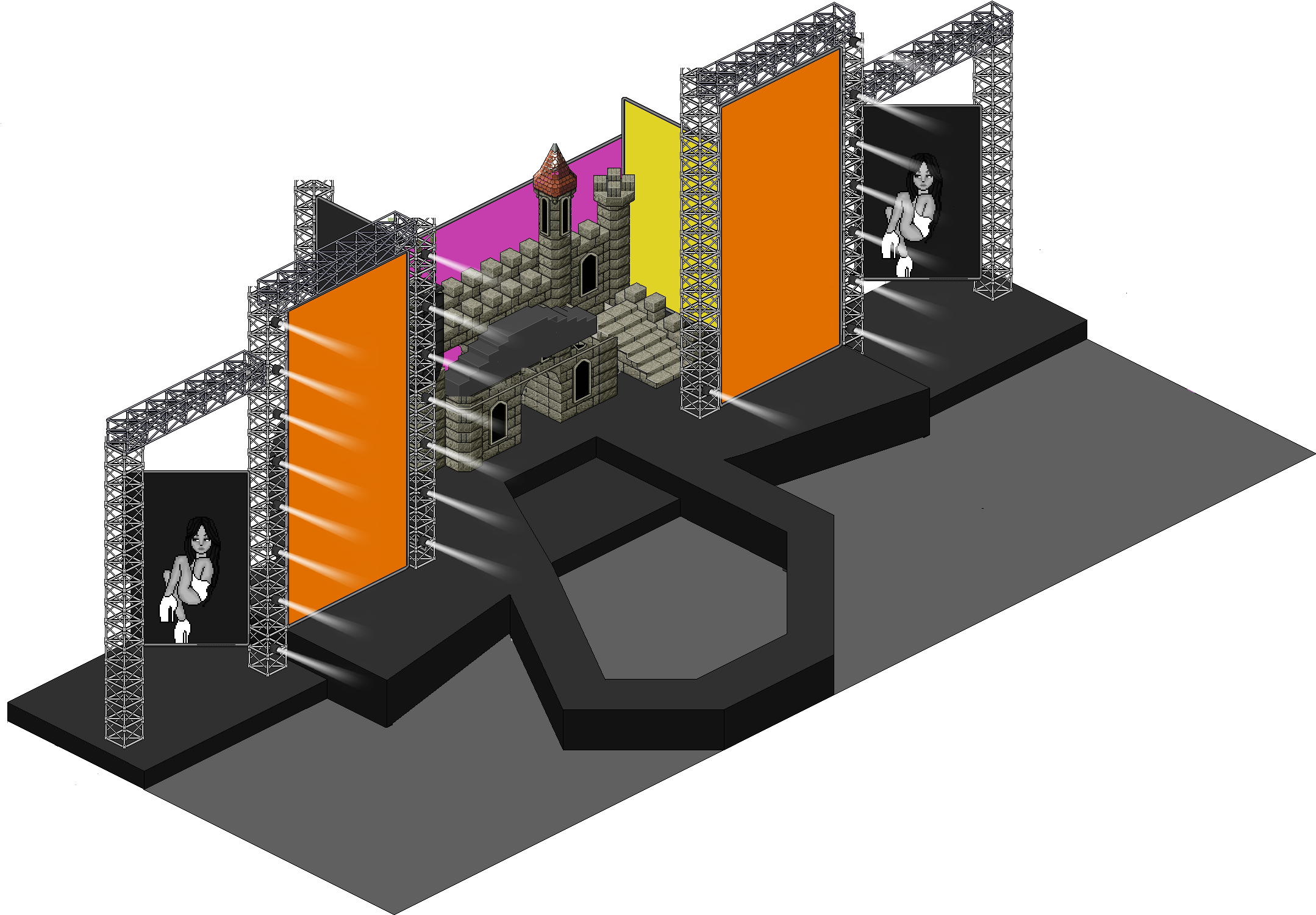 Luces - Floor Plan Clipart (2500x2000), Png Download