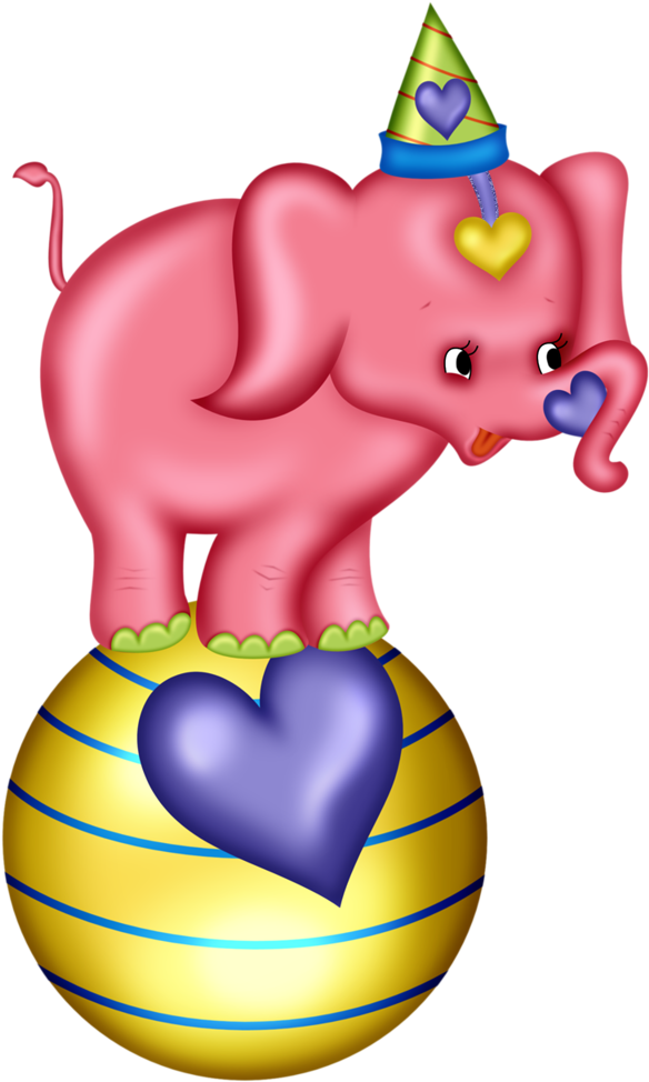 Elephant * - Cartoon Clipart (663x1024), Png Download