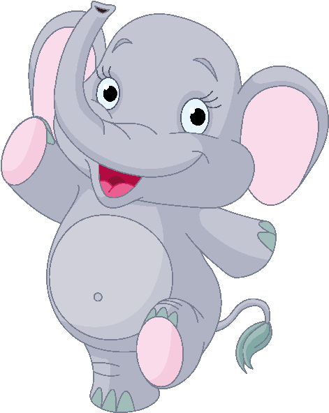Elephant Clipart - Image - Baby Elephant Clipart - Png Download (600x600), Png Download