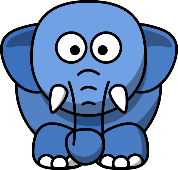 Bb Elephant Svg Clip Arts 600 X 573 Px - Png Download (600x573), Png Download