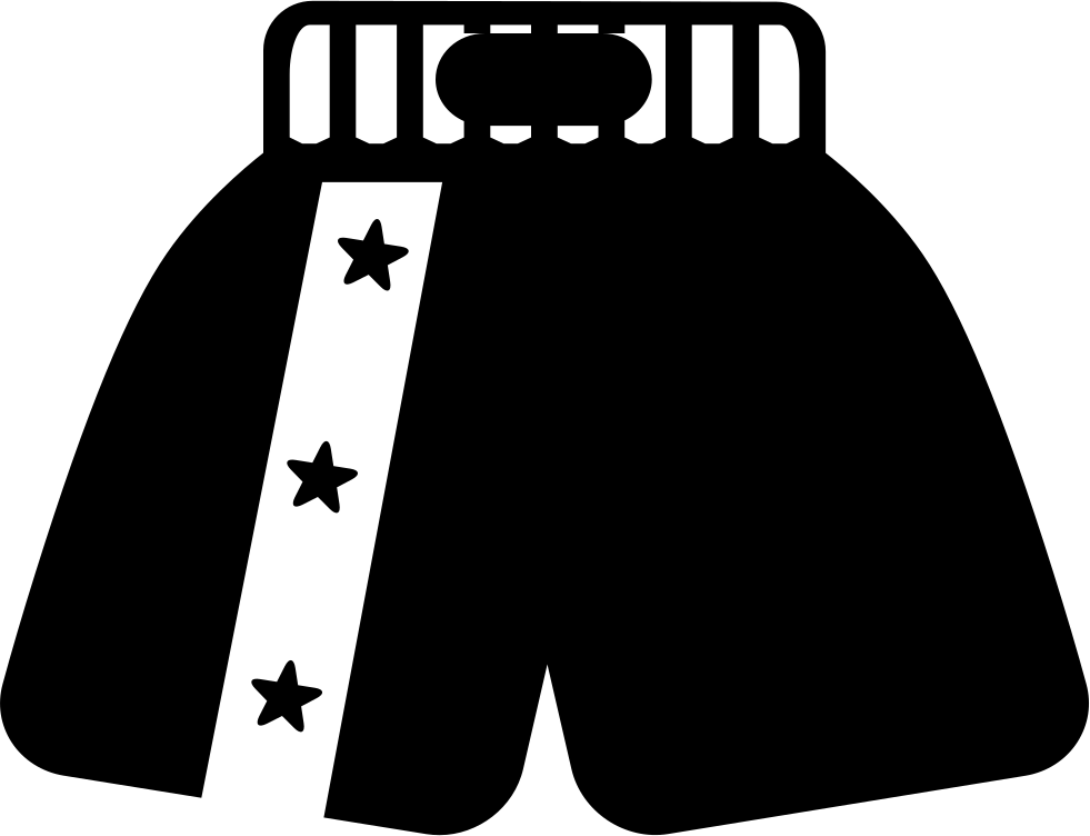 Png File Svg - Short De Boxeo Dibujo Clipart (981x752), Png Download