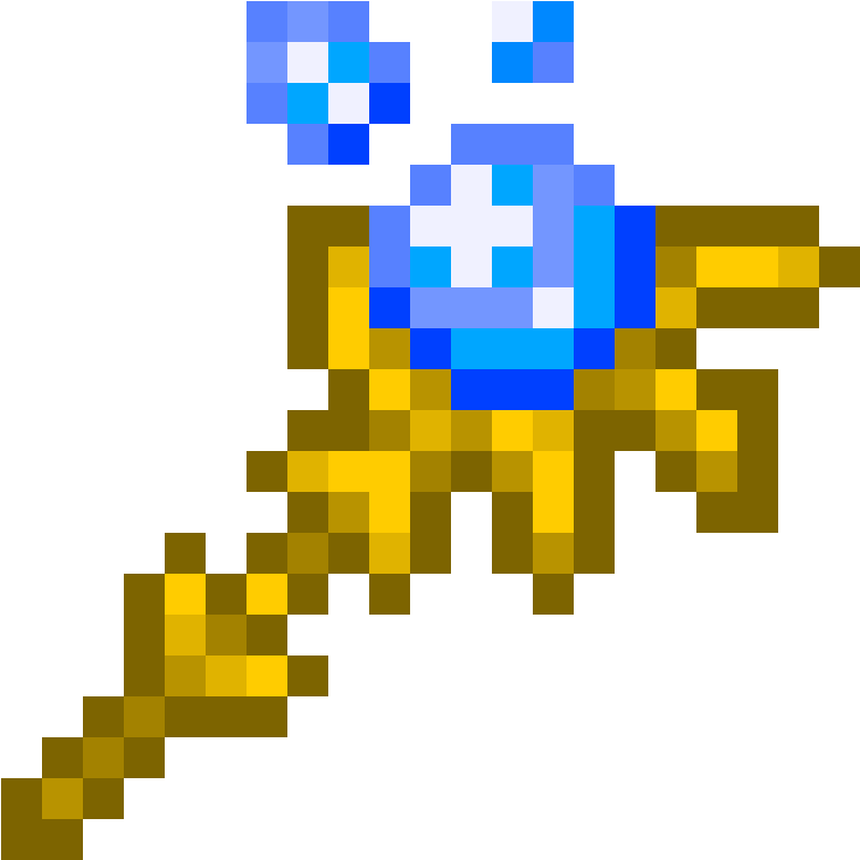 Terraria Stardust Dragon Staff Clipart (1184x1184), Png Download