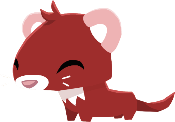 Ferret Png - Animal Jam Pets Png Clipart (693x487), Png Download