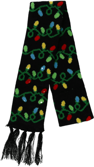 Christmas Bulb Light-up Scarf - Board Short Clipart (600x600), Png Download