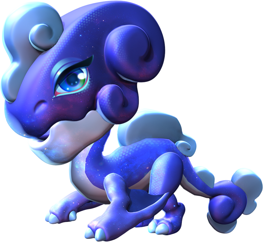Stardust Dragon Baby - Stardust Dragon Dragon Mania Legends Clipart (1097x1010), Png Download