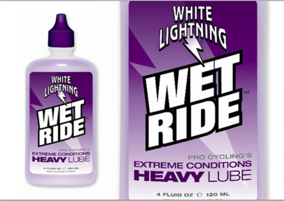 White Lightning Wet Ride Bike Lube - Plastic Bottle Clipart (946x946), Png Download