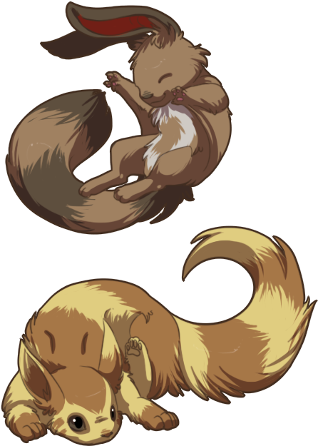 Ferret Clipart Chibi - Anime Cute Ferret Drawing - Png Download (500x700), Png Download