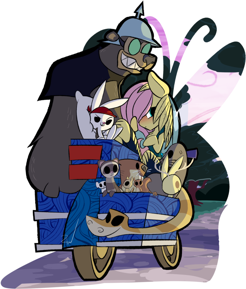 Ferret Clipart Animated - Cartoon - Png Download (811x952), Png Download