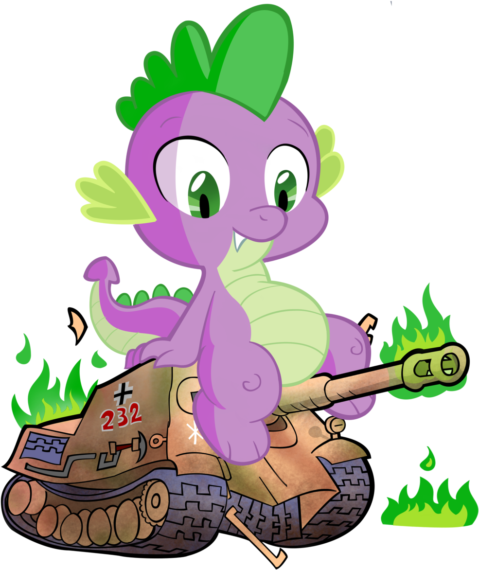 Waffengrunt, Destroyed, Destruction, Fire, Green Fire, - Cartoon Clipart (1024x1219), Png Download