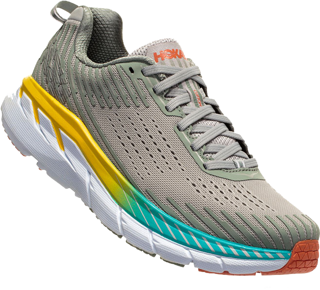 Women - Hoka Clifton 5 Donna Clipart (1155x675), Png Download