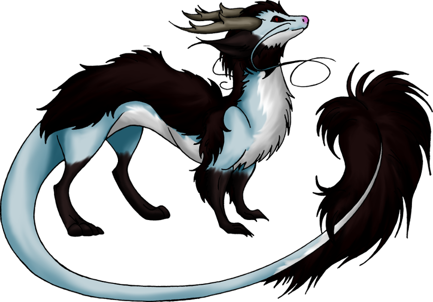 Ferret Dragon Clipart (859x600), Png Download