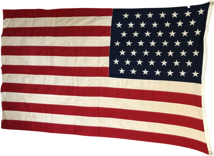 49 Star Flag, Vintage Annin Defiance American Flag - Flag Of The United States Clipart (749x546), Png Download