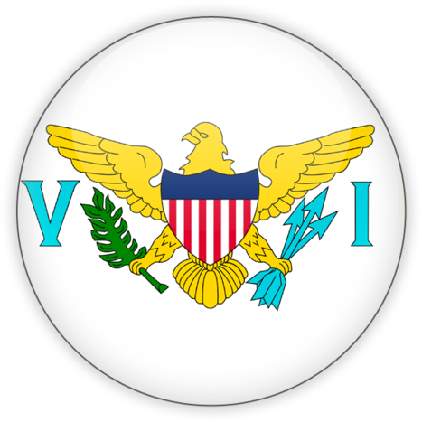 Illustration Of Flag Of Virgin Islands Of The United - Virgin Islands Flag Png Clipart (640x480), Png Download