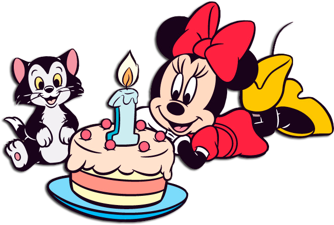 Minni Mouse Happy Birthday Png - Минни Маус Пнг Clipart (718x484), Png Download