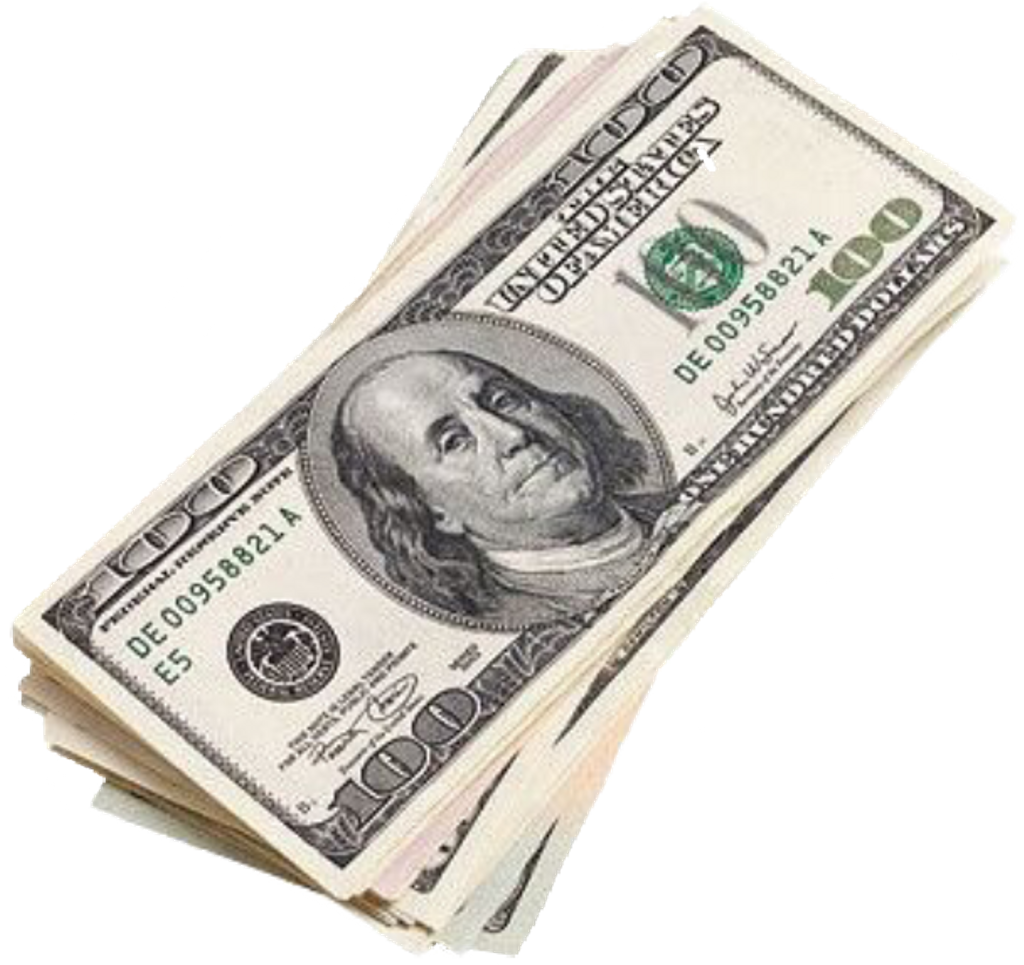#plata #billete #dolares - 100 Dollar Bill Clipart (1024x965), Png Download